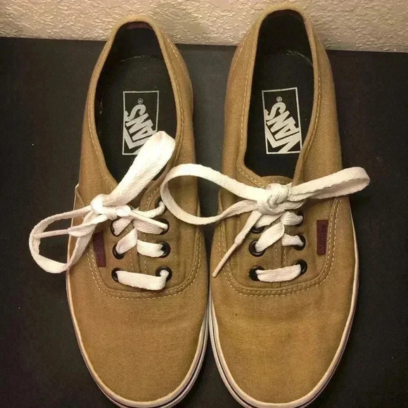 Men’s white and tan Vans size 5 - Picture 14 of 16